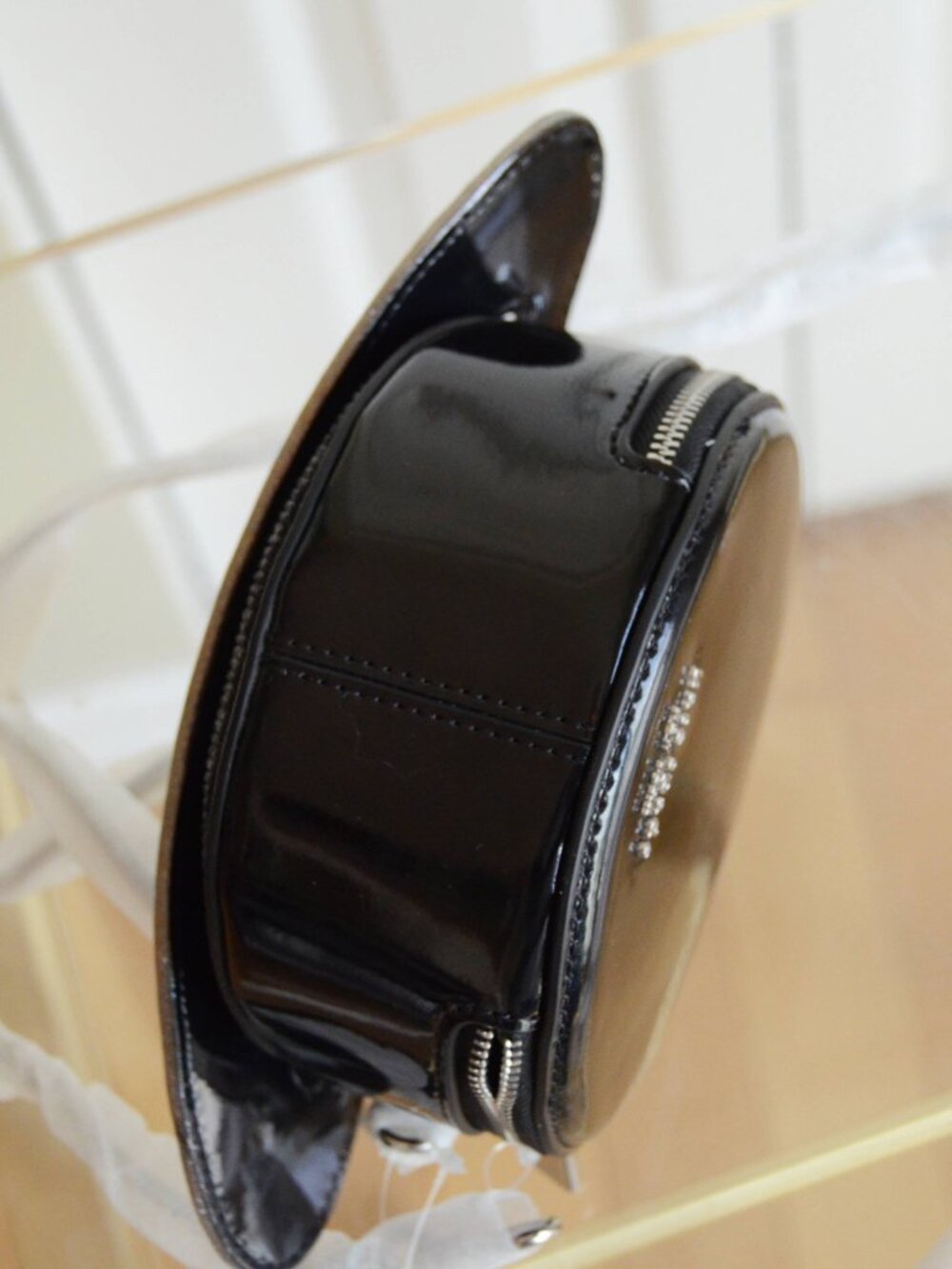 Kate Spade KI737 Spaced Out Embellished Metallic Micro Crossbody - Picture 6 of 12